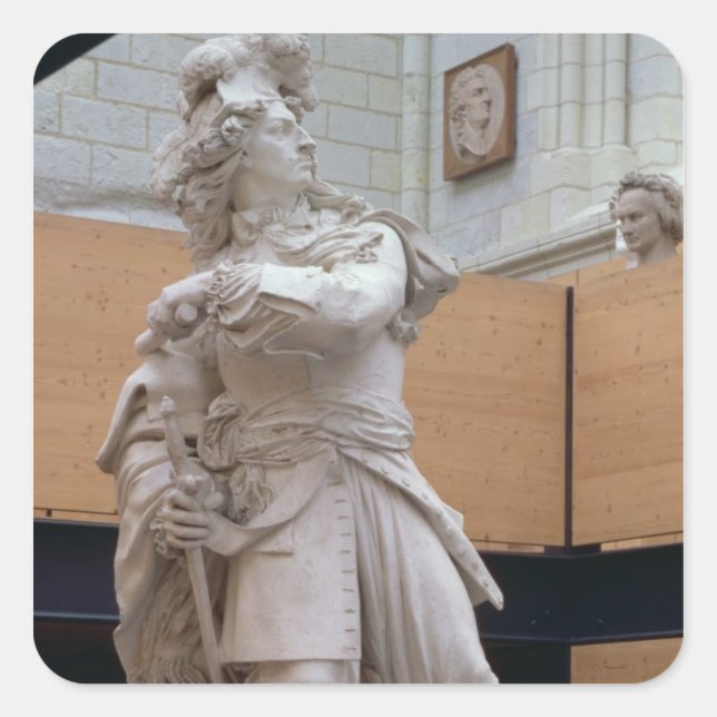 Louis II, 4th Prince of Bourbon and Conde (1621-86 Square Sticker (Front)