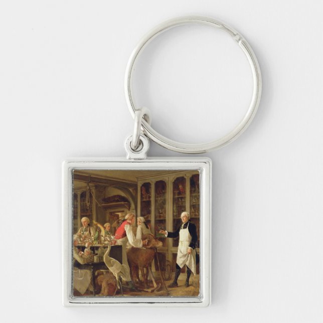 Louis Jean Marie Daubenton (1716-99) in his Labora Key Ring (Front)