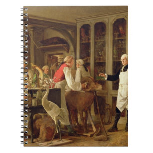 Louis Jean Marie Daubenton (1716-99) in his Labora Spiral Notebook