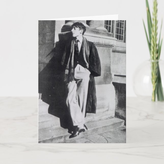 Louis MacNeice during his time at Oxford Card (Front)