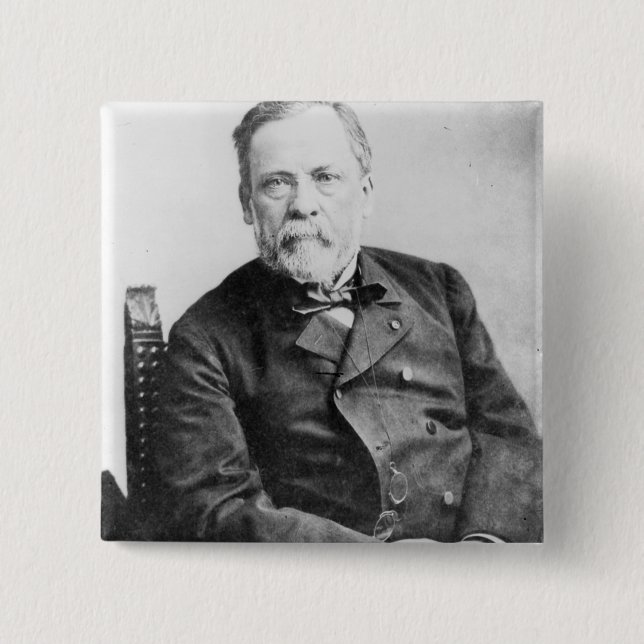 Louis Pasteur 15 Cm Square Badge (Front)
