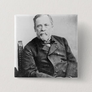 Louis Pasteur 15 Cm Square Badge