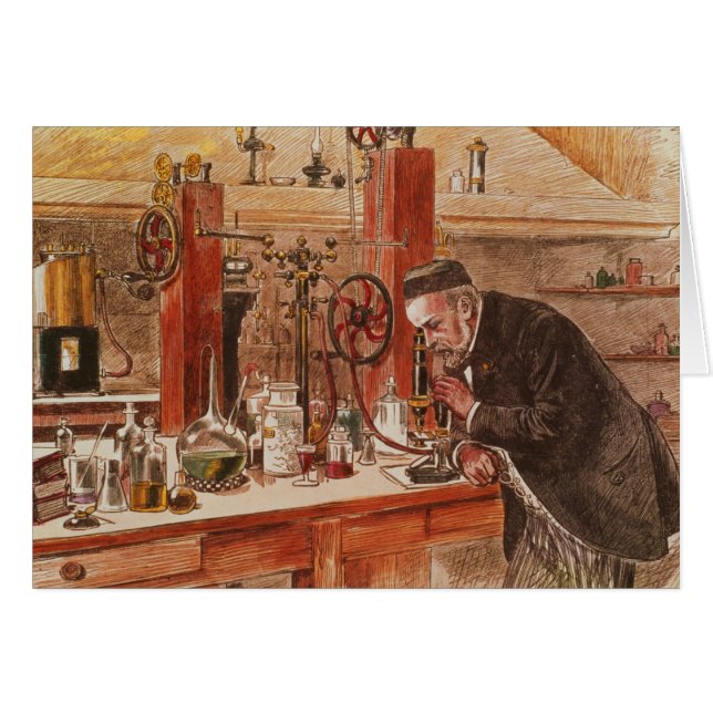 Louis Pasteur experimenting (Front Horizontal)