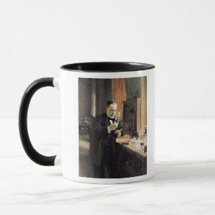 Louis Pasteur  in his Laboratory, 1885 Mug