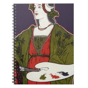 Louis Rhead ~ Salon des Cent Spiral Notebook