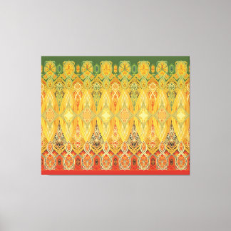 Louis Sullivan Truss Frieze Stencil Canvas Print