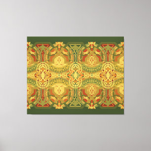 Louis Sullivan Upper Beam Stencil Poster Canvas Print