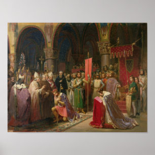 Louis VII  the Young, King of France Poster