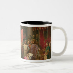Louis VII the Young, King of France Two-Tone Coffee Mug