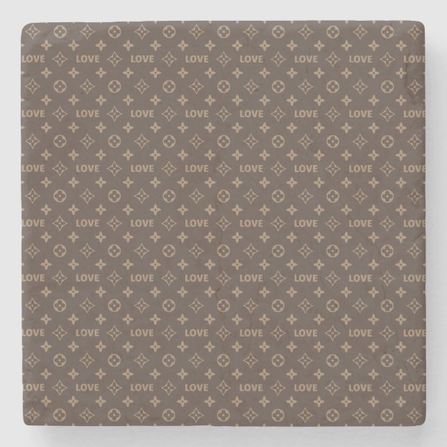 Louis Vuitton Brand Love Stone Coaster (Front)
