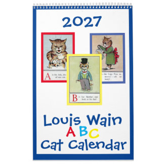 Louis Wain ABC Cats, Calendar