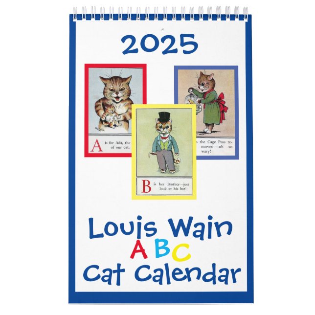 Louis Wain ABC Cats, Calendar (Cover)