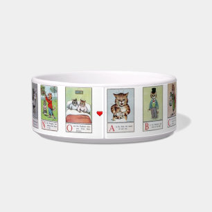 Louis Wain Alphabet Cats  Bowl