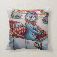 Louis Wain - Cat Chauffeur with Kittens