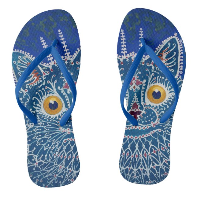 Louis Wain Cat Jandals (Footbed)