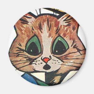 Louis Wain cat Magnet