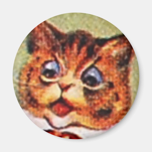 Louis Wain cat Magnet (Front)