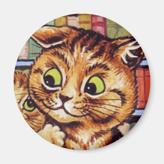 Louis Wain cat Magnet (Front)