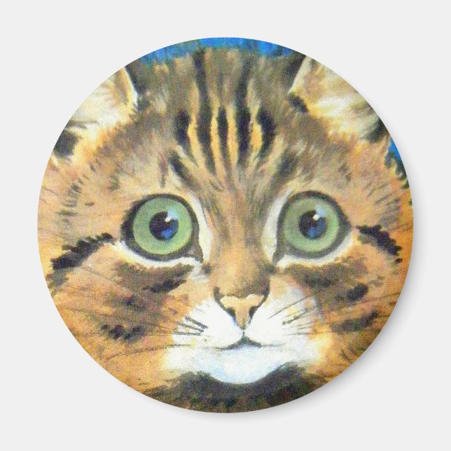 Louis Wain cat Magnet (Front)