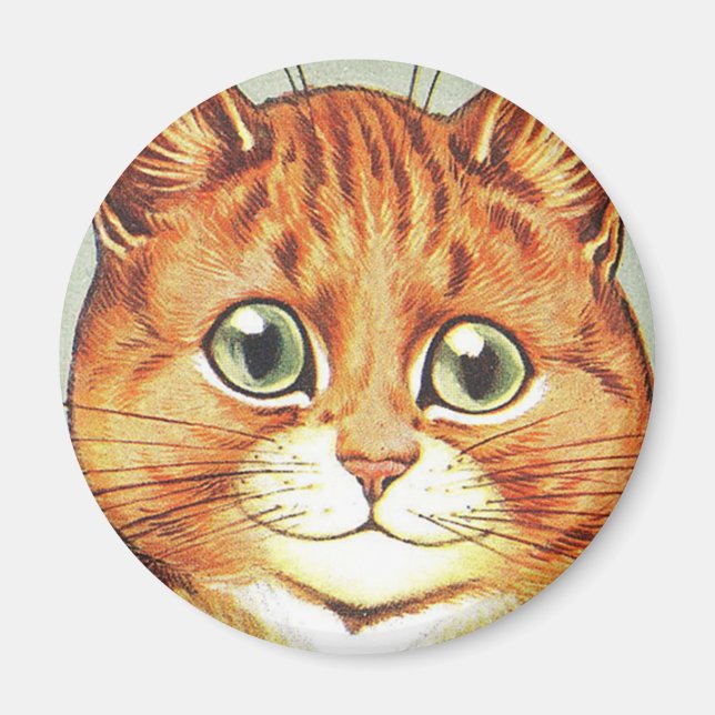 Louis Wain cat Magnet (Front)