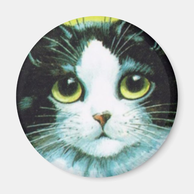 Louis Wain cat Magnet (Front)