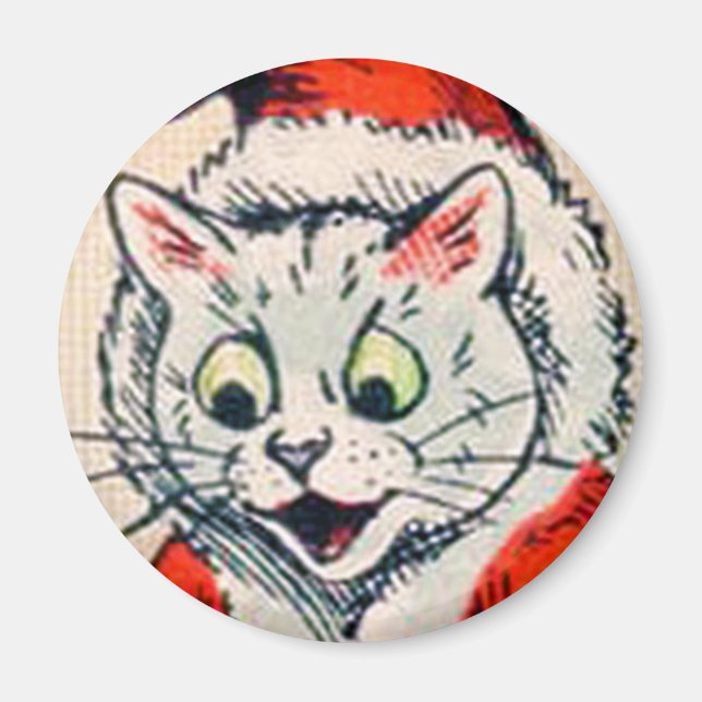Louis Wain cat Magnet (Front)
