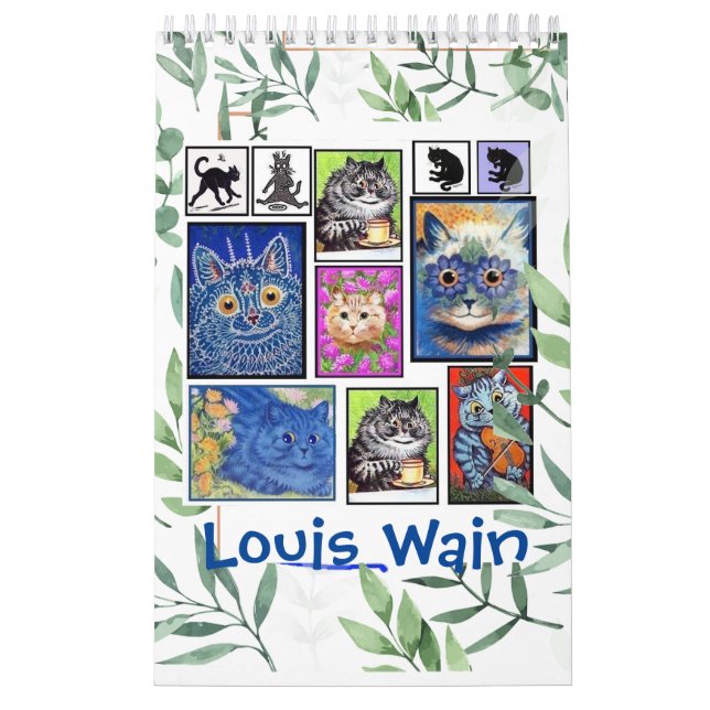Louis Wain,  Cat Paintings Calendar (Cover)