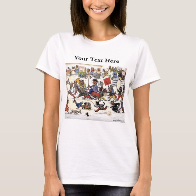 Louis Wain Cats 2 T-Shirt (Front)