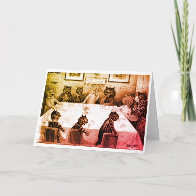 Louis Wain Holiday Card (Front)