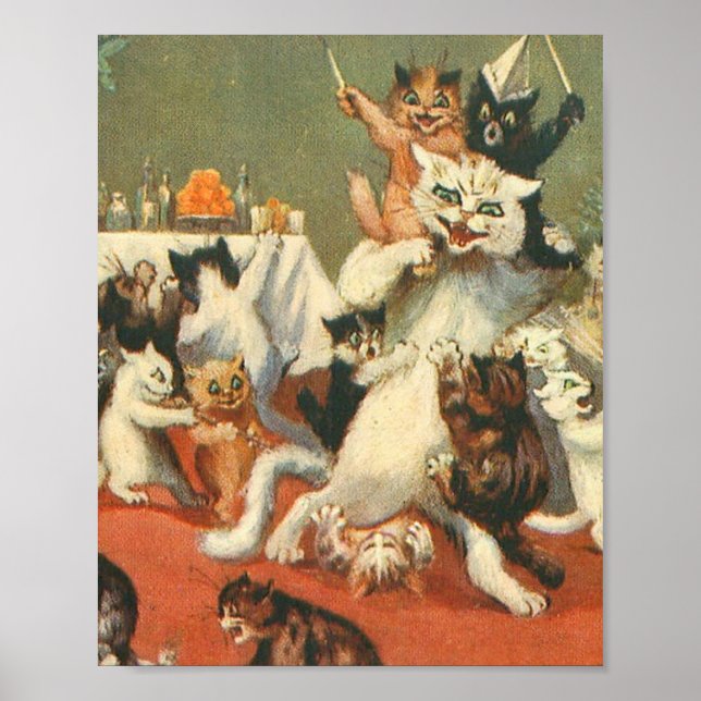 Louis Wain Merry Christmas Poster (Front)
