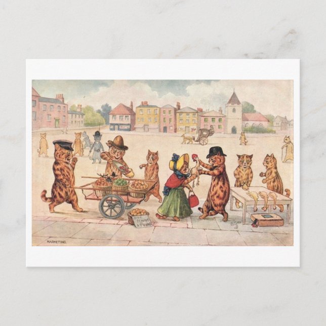 Louis Wain  Postcard (Front)