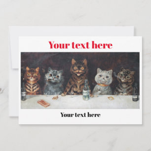 Louis Wain Poster Invitation