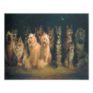 Louis William Wain "Cat Chorus" Photo Print
