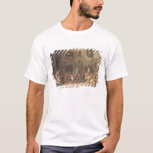 Louis XIII at the chateau of Blois, 1874 (oil on c T-Shirt
