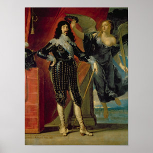 Louis XIII Crowned by Victory, 1635 Poster