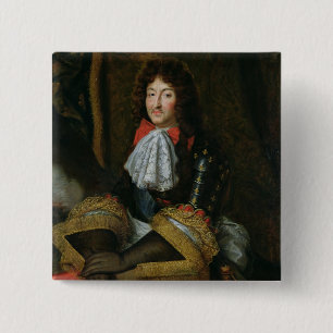 Louis XIV 15 Cm Square Badge