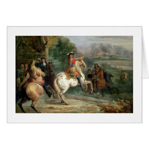 Louis XIV (1638-1715) Overseeing the Siege of a Ci