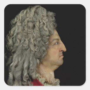Louis XIV  1706 Square Sticker