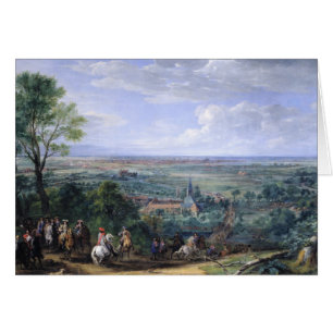 Louis XIV at the Siege of Lille facing the