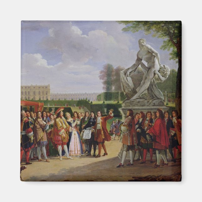 Louis XIV  Dedicating Puget's 'Milo of Magnet (Front)