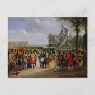 Louis XIV Dedicating Puget's 'Milo of Postcard