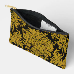 Louis XIV Golden Damask Accessory Pouch