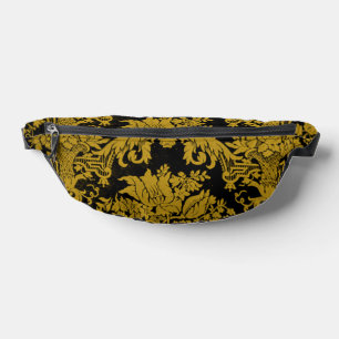 Louis XIV Golden Damask Bum Bags