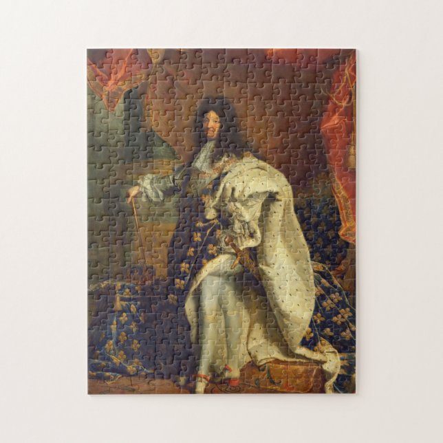 Louis XIV in Royal Costume, 1701 Jigsaw Puzzle (Vertical)