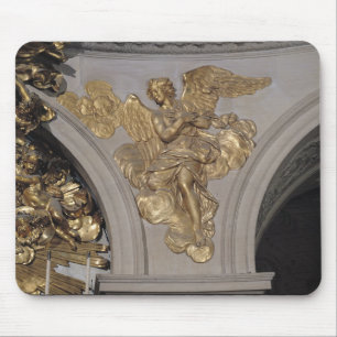 Louis XIV style angel, from the arch to the Mouse Pad