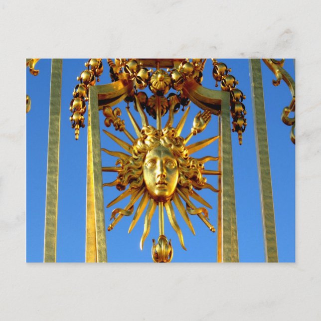 louis xiv sun king postcard (Front)