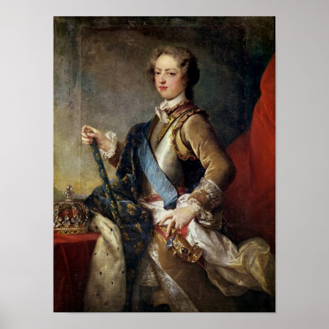 Louis XV aged 15, after 1725 Poster (Front)