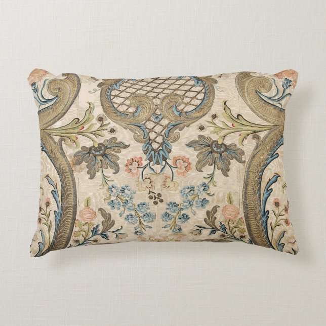 Louis XV Floral Decorative Cushion (Front)