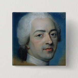 Louis XV  King of France and Navarre, after 1730 15 Cm Square Badge