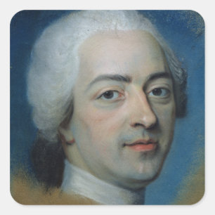 Louis XV King of France and Navarre, after 1730 Square Sticker